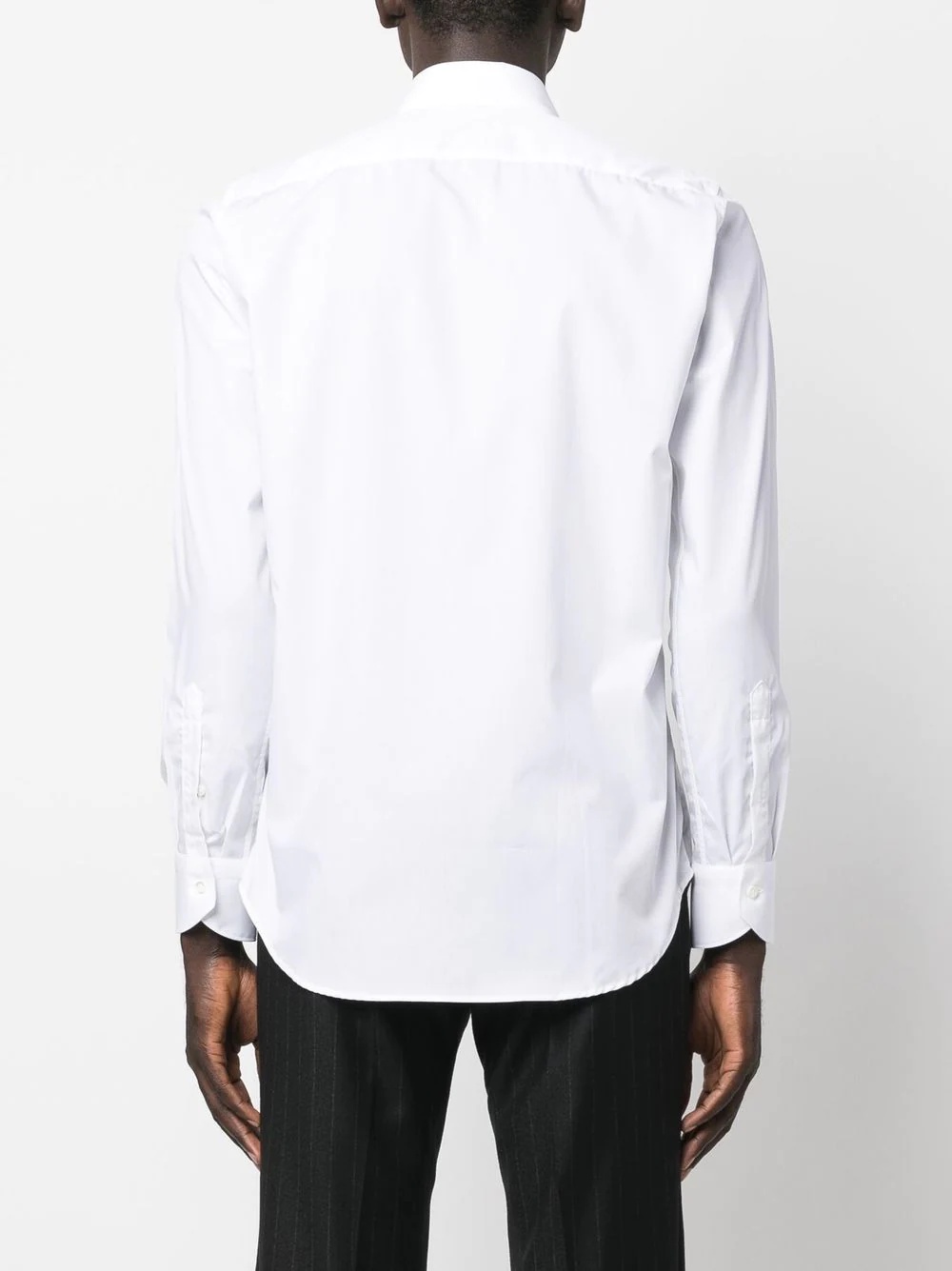 plain long-sleeve shirt - 4