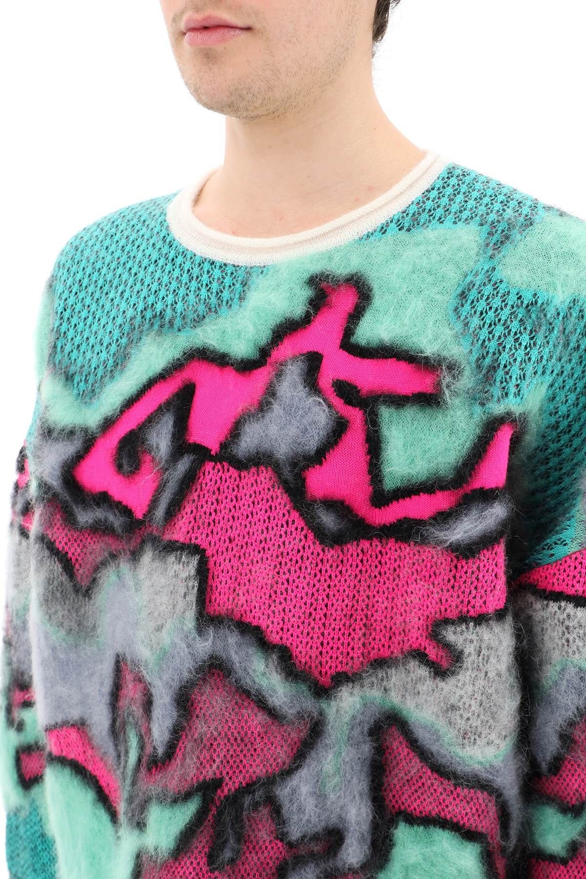 MULTICOLOR MOHAIR PULLOVER - 5