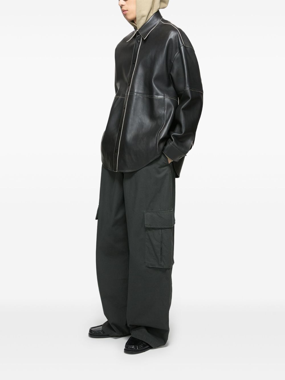 cotton cargo pants - 3