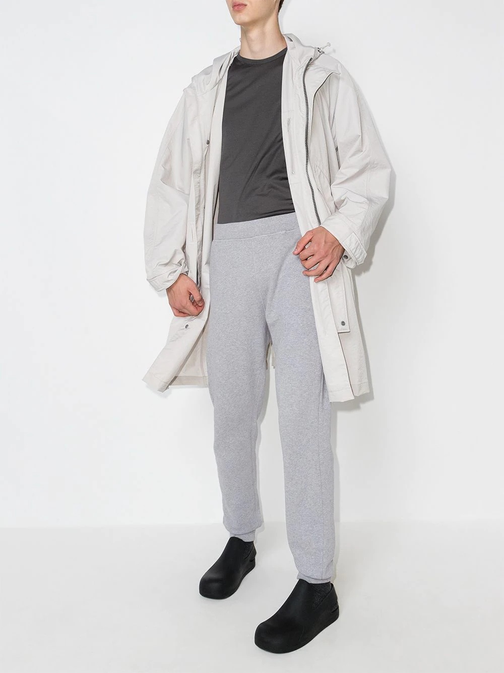 cotton tapered track pants - 5