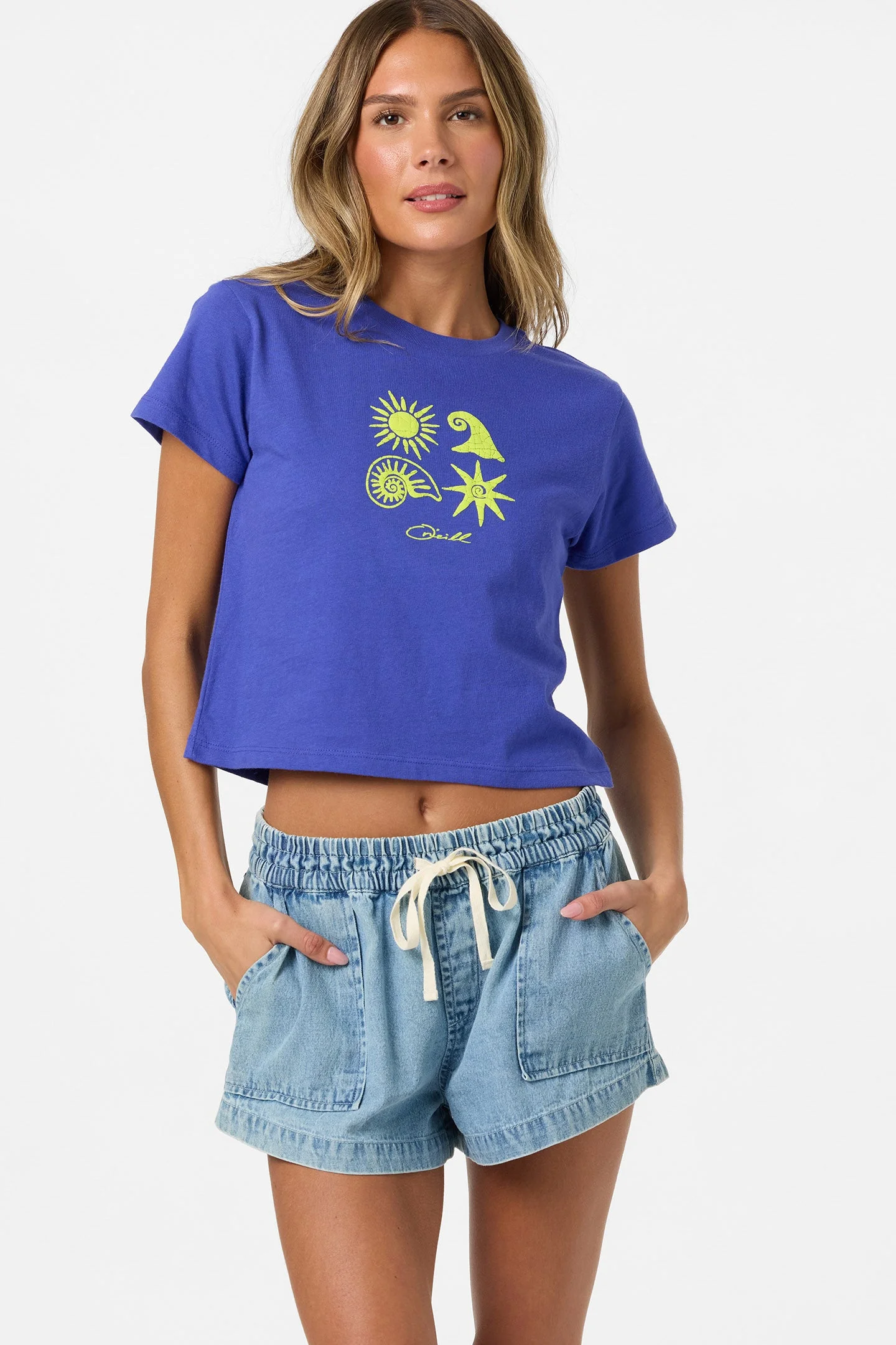 Shell Star Fitted Tee - 1