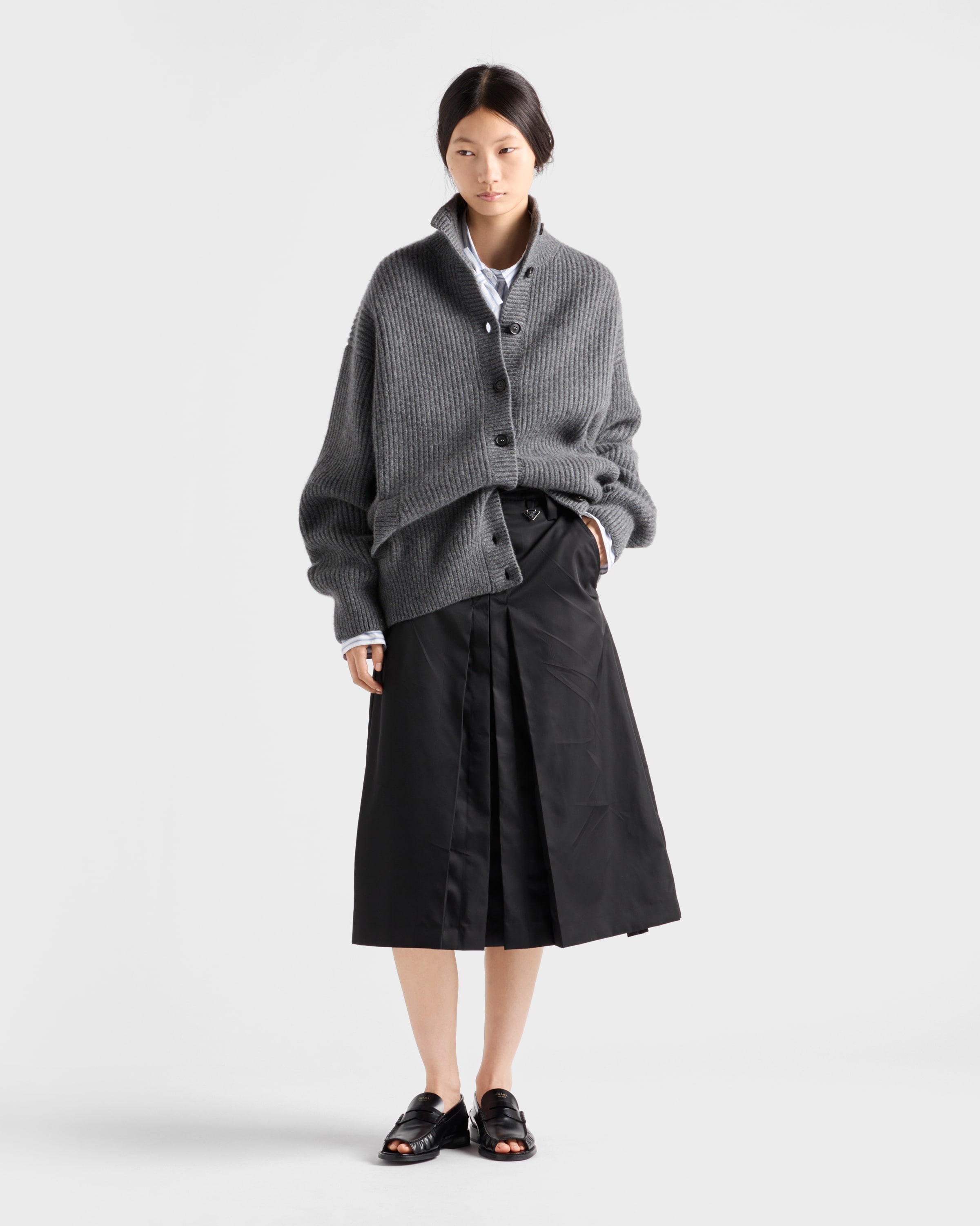 Flared Re-Nylon skirt - 2
