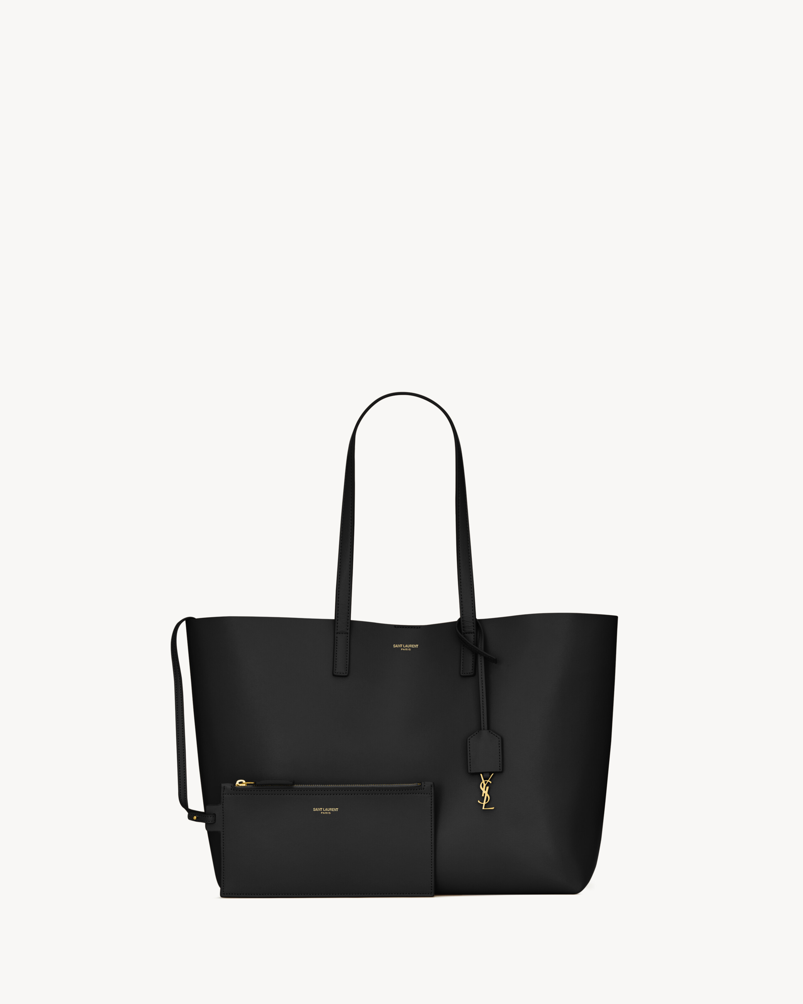 SHOPPING SAINT LAURENT LEATHER - 2