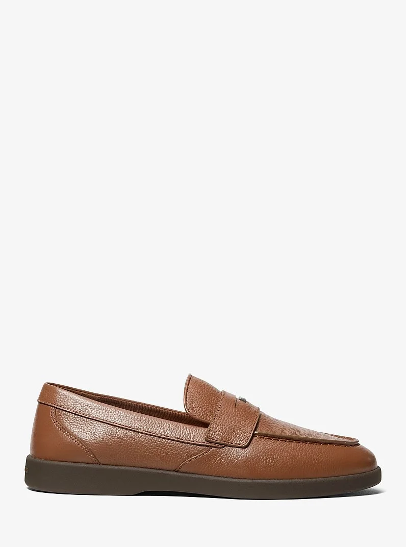 Wesley Pebbled Leather Loafer - 1