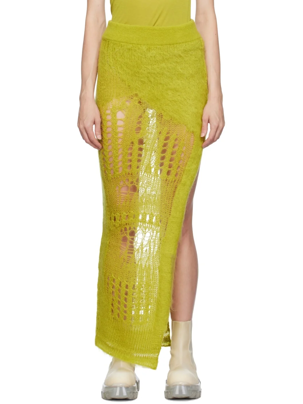 Yellow Ziggy Maxi Skirt - 1
