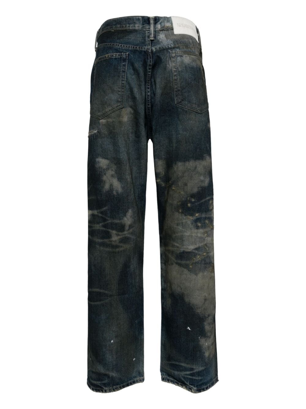 SAVAGE denim DP wide pants - 2