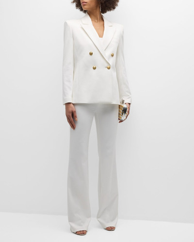 Alice + Olivia Anthony Double-Breasted Twill Blazer outlook