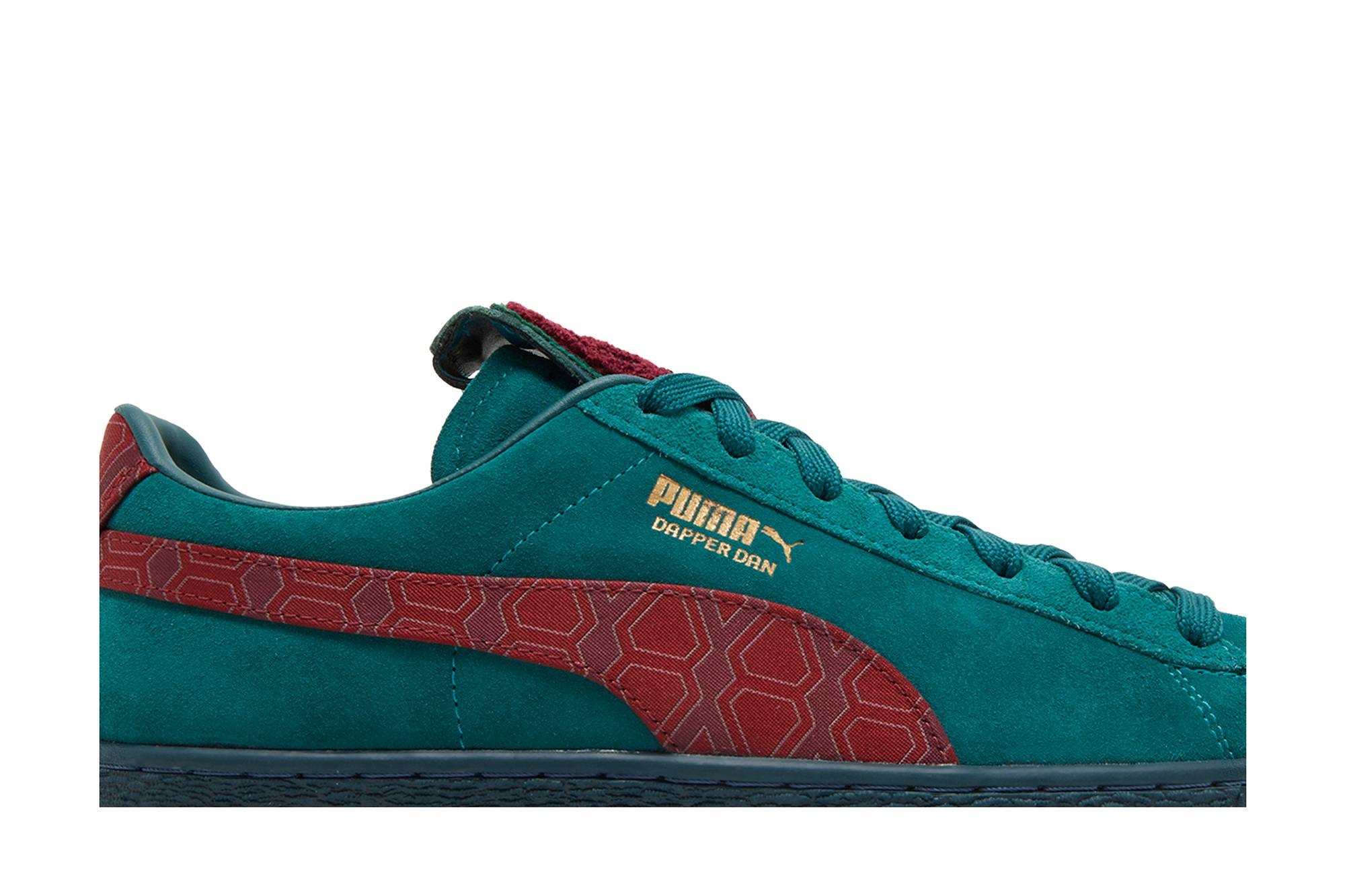 Dapper Dan x Suede 'Jacquard Print - Varsity Green' - 2