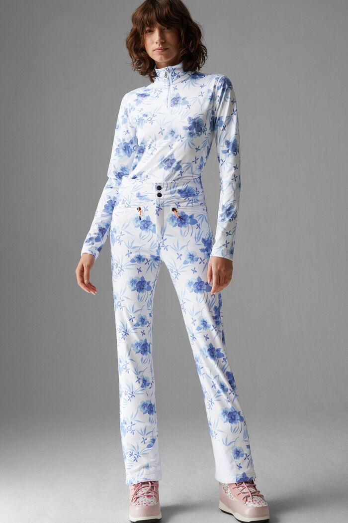 Ireen Ski pants in Blue/White - 4