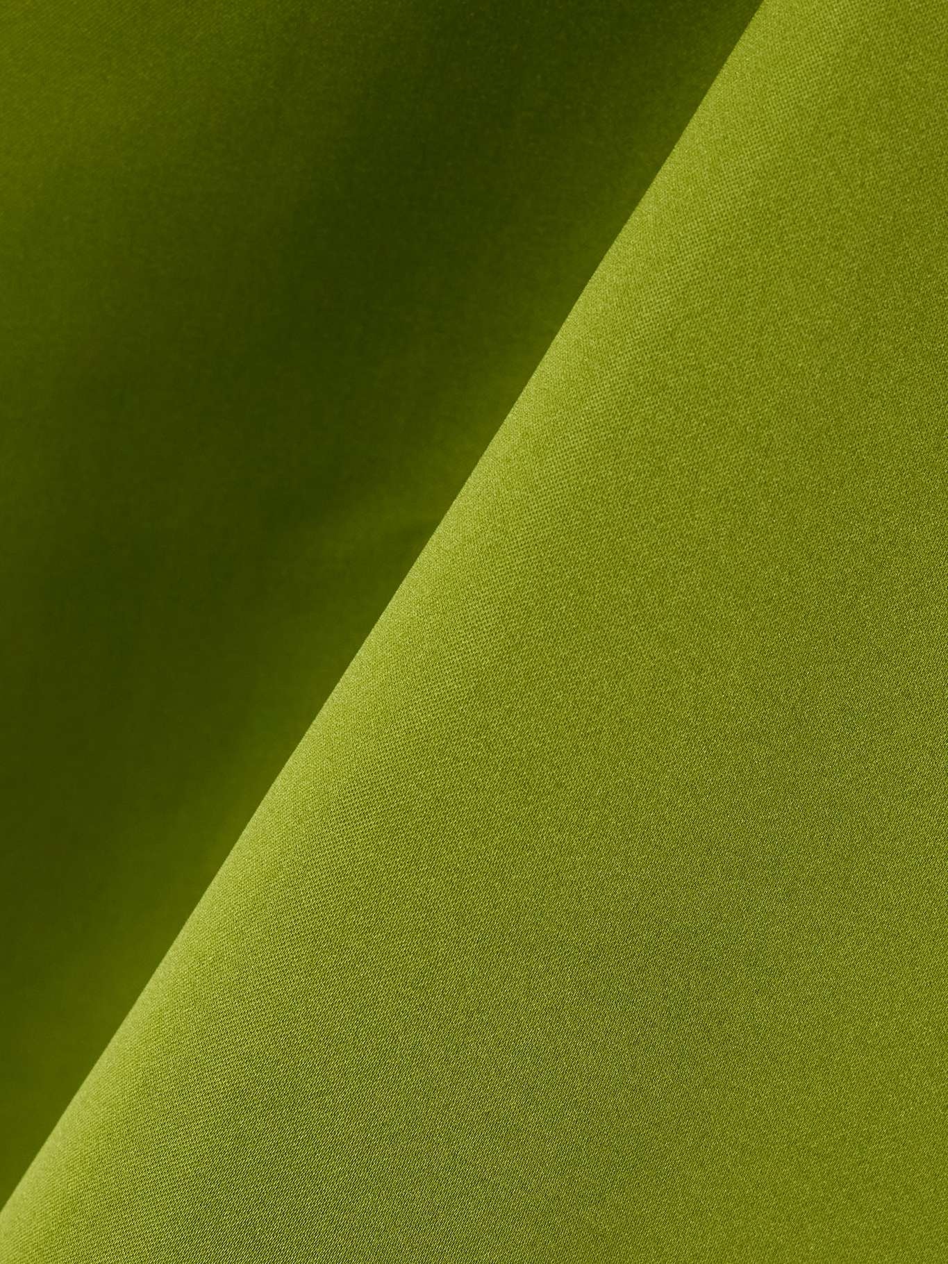 Vero  open-back recycled-satin mini dress Green - 4