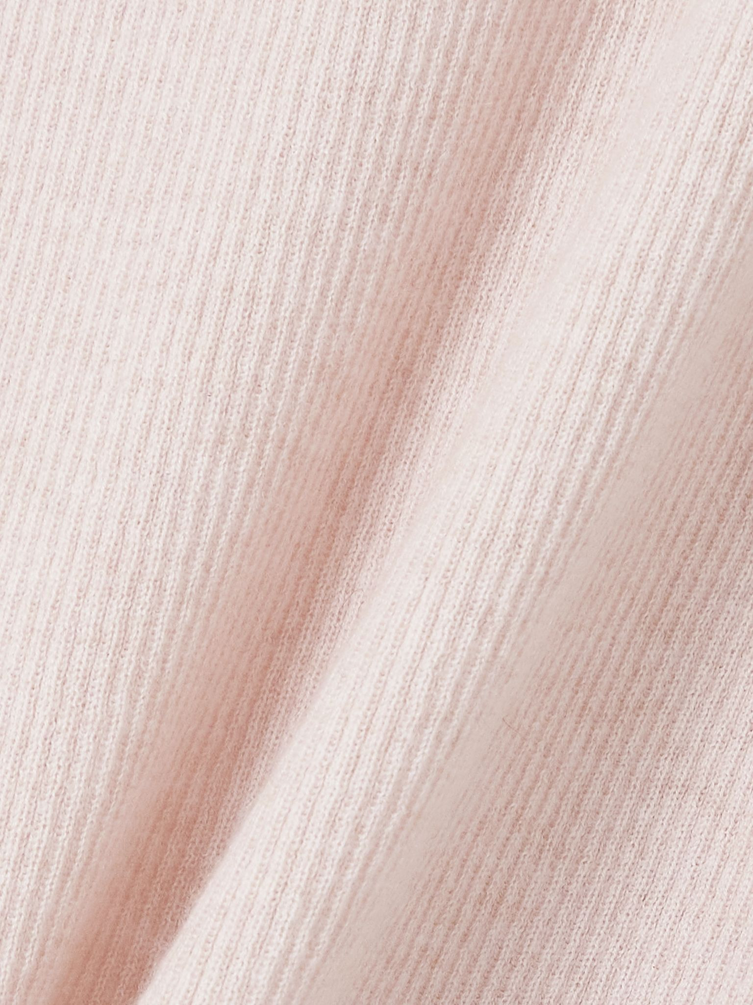 Meli ribbed cashmere tank Baby pink - 5