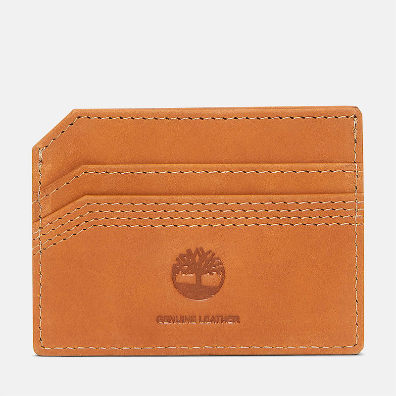 Timberland Men's Quad Stitch Nubuck Card Case outlook