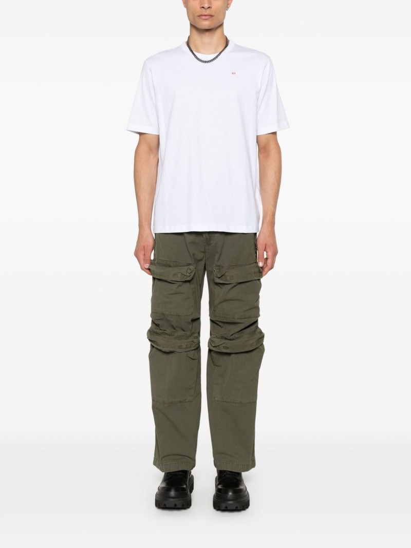 Diesel logo-embroidered T-shirt outlook