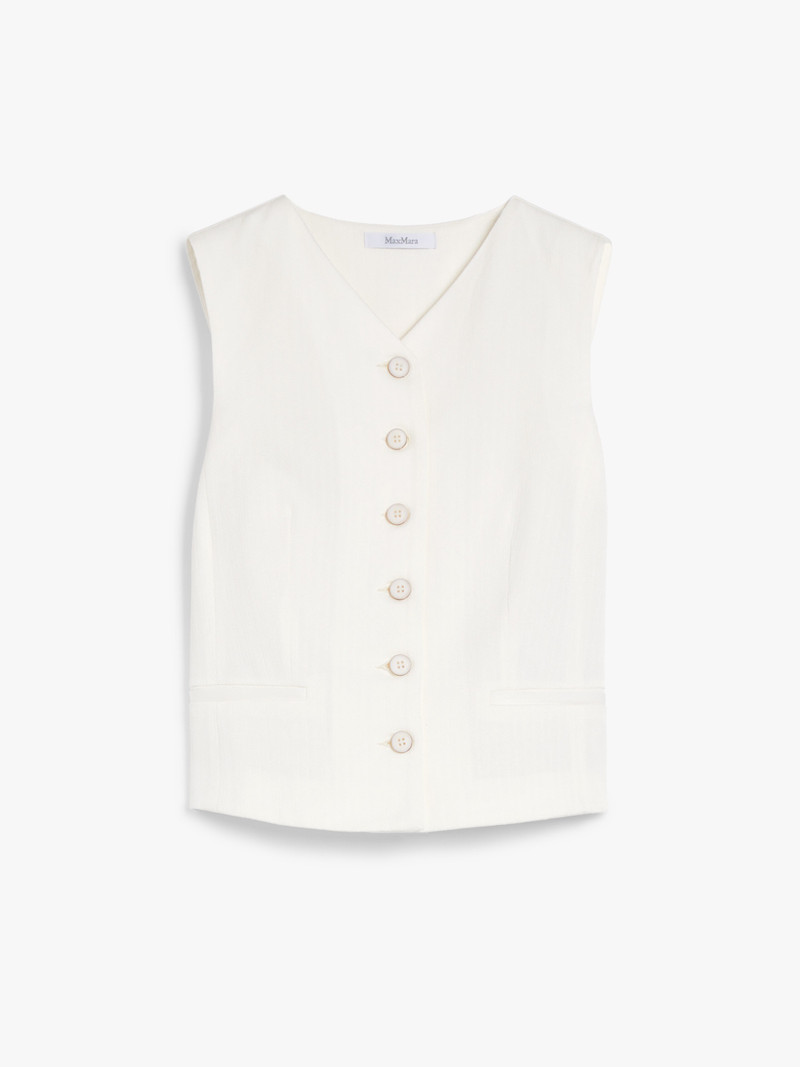 MIRELLA Jacquard jersey waistcoat - 1