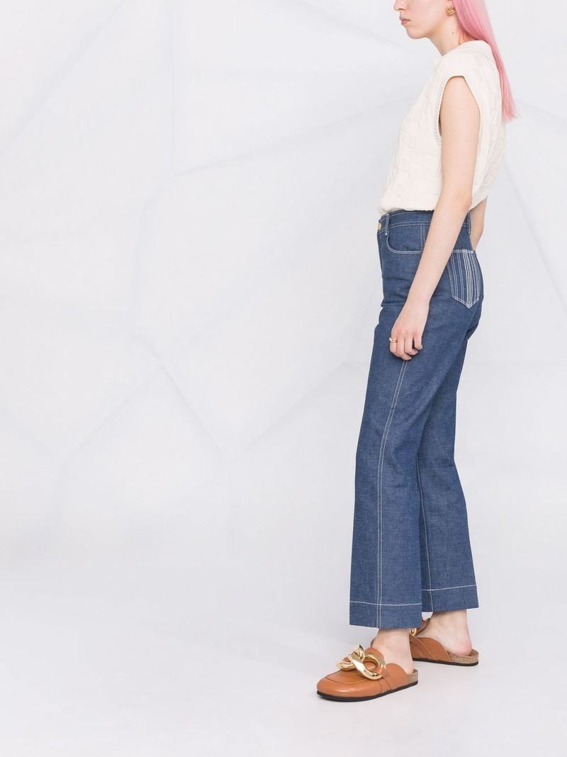 straight-leg denim jeans 4