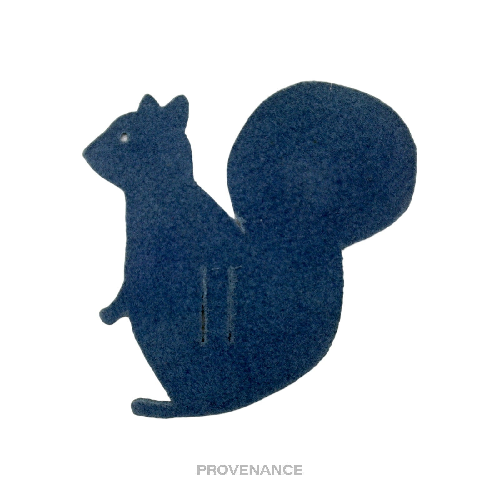 Hermes Petit h Squirrel Ribbon Charm - Blue Leather - 2