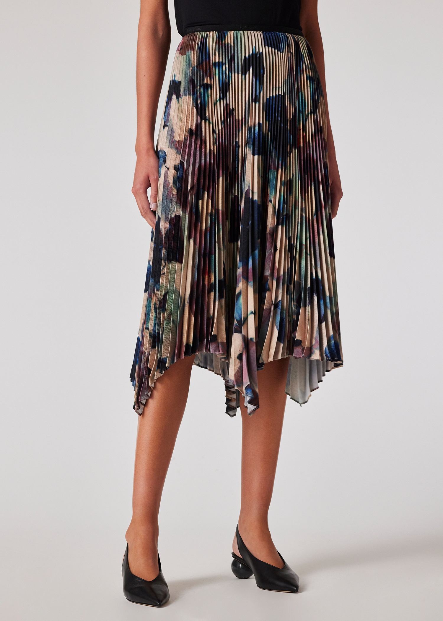 Women's 'Solar' Pleated Midi Skirt - 4