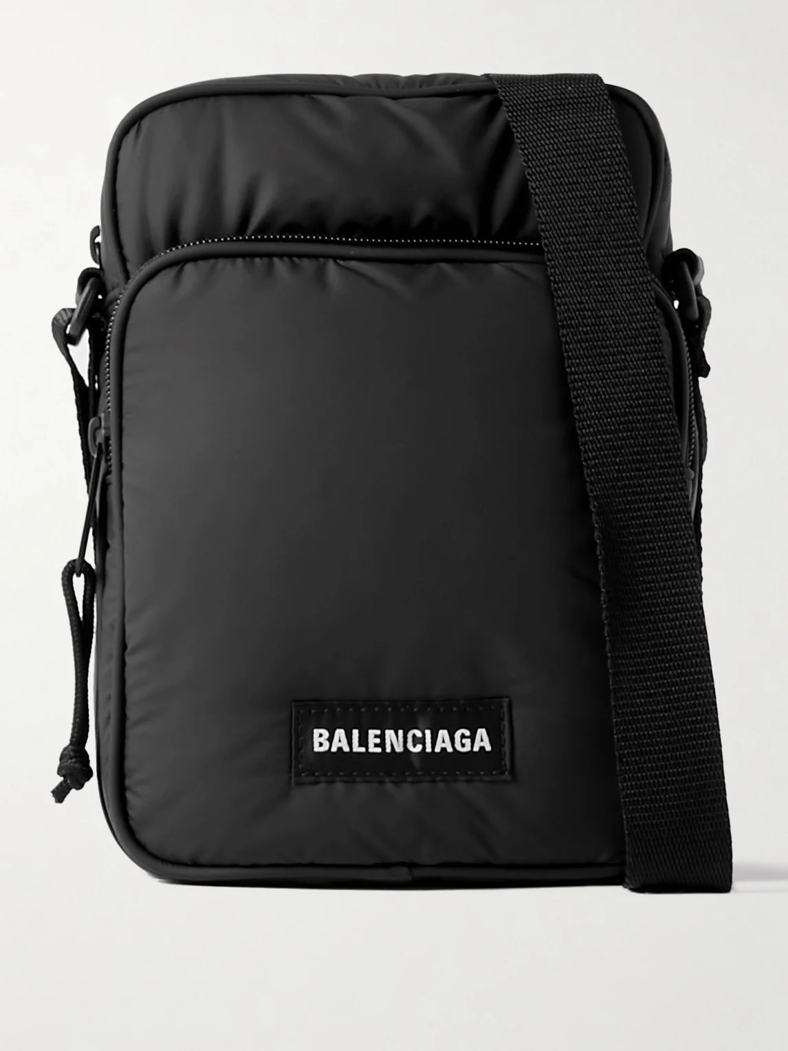 Explorer Logo-Appliquéd Padded Nylon Messenger Bag - 1