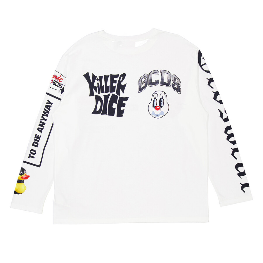 GCDS Digital Graphic Long-Sleeve T-Shirt - 7