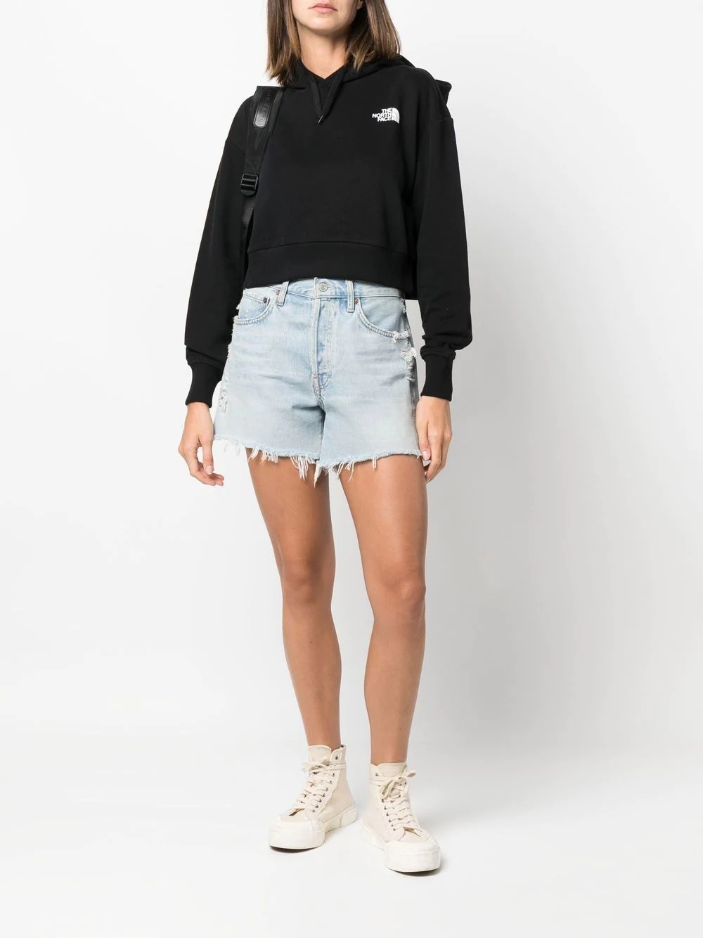 logo-print drawstring hoodie - 2