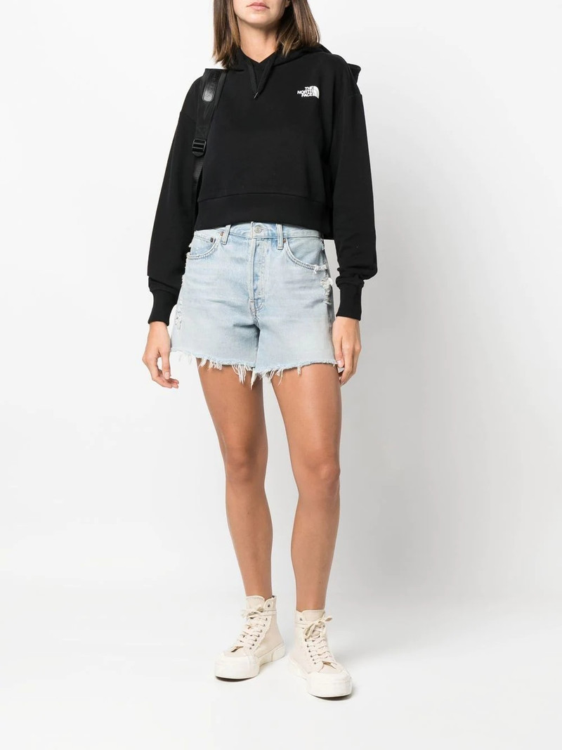 The North Face logo-print drawstring hoodie outlook