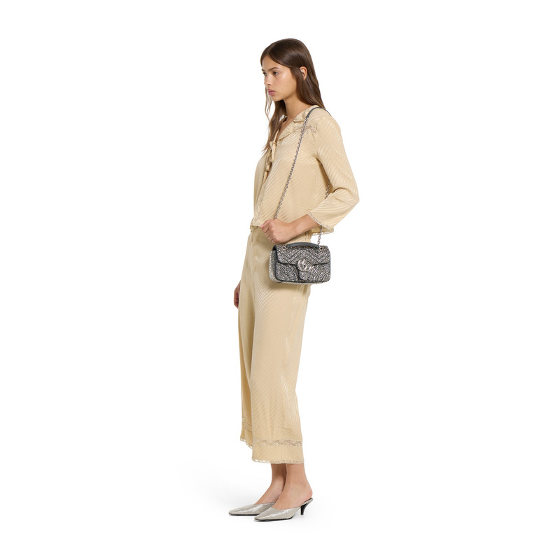 GG Marmont crystals small shoulder bag 4
