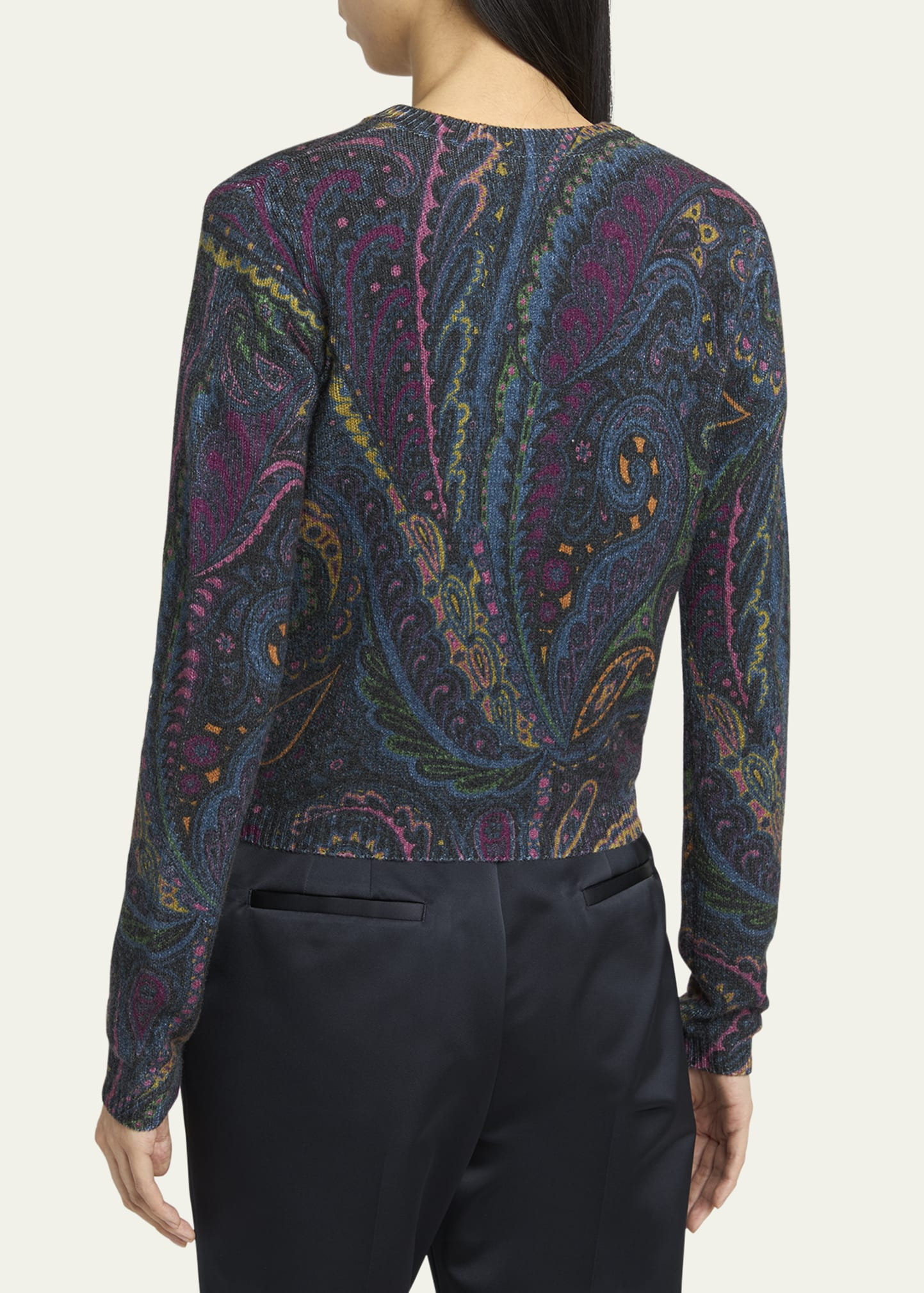 Paisley Knit Cardigan - 3