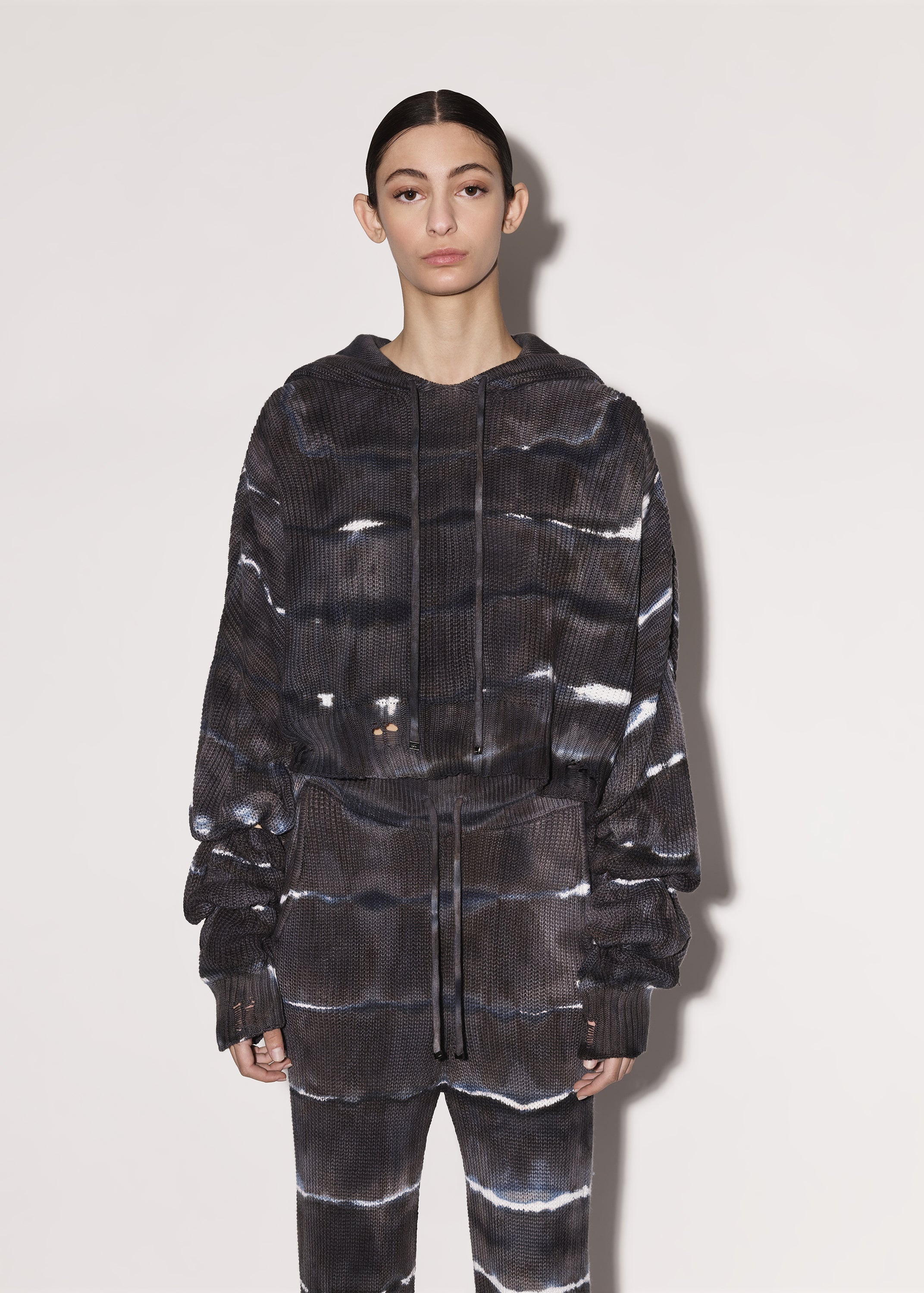 OVERSIZED RIB HOODIE - 3