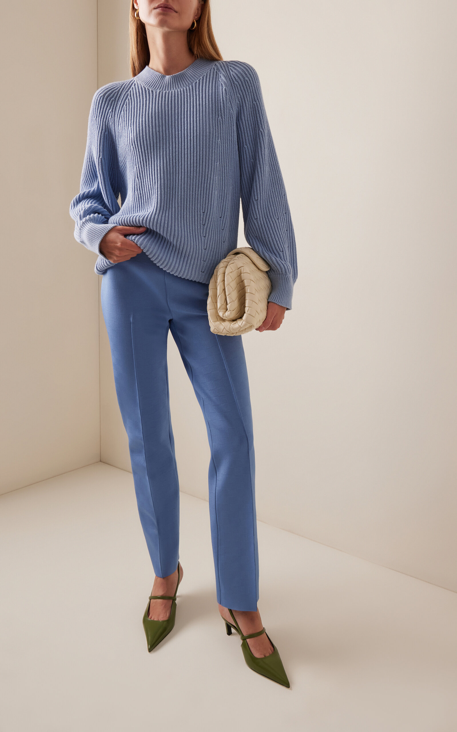 Greta Cotton Sweater blue - 3
