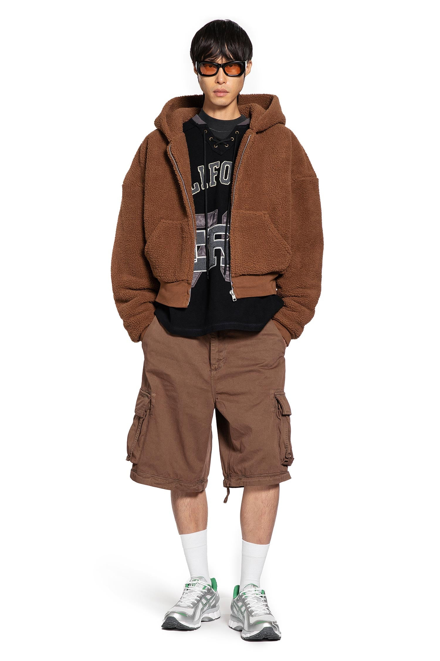 Unisex Terry Fleece Zip-up Hoodie - 5