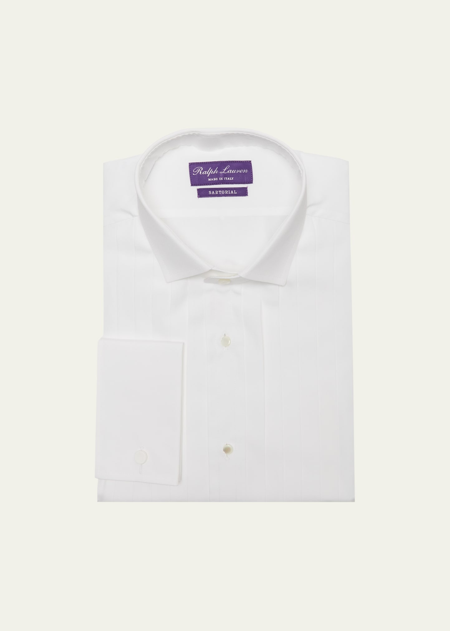 Men's Dexter Pleated-Bib Tuxedo Shirt - 2