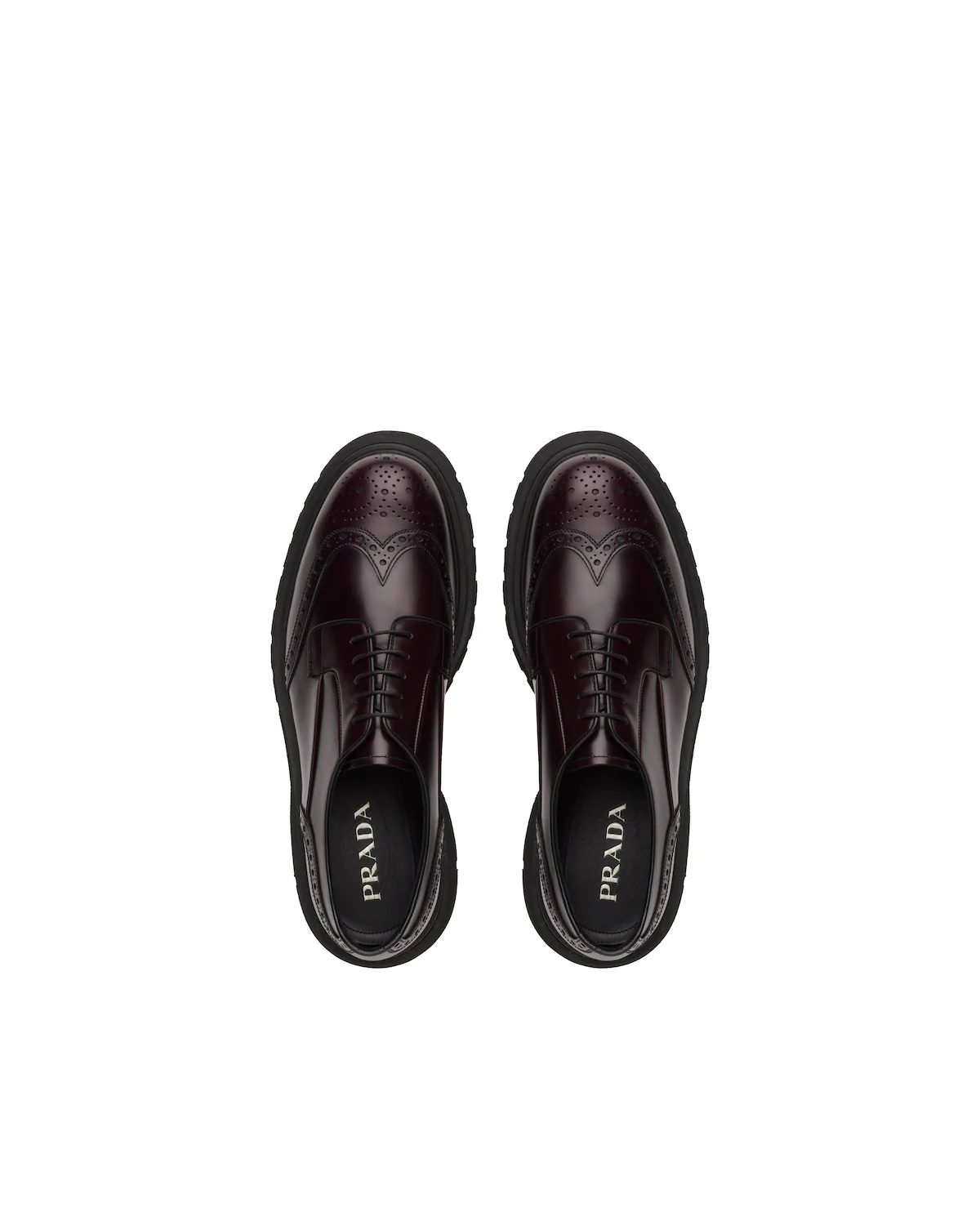 Brushed Leather Derby Shoes - 3