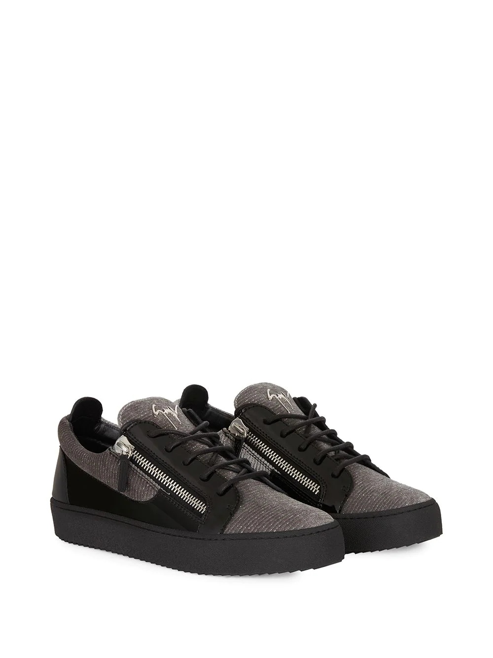 metallic-threading Frankie sneakers - 2