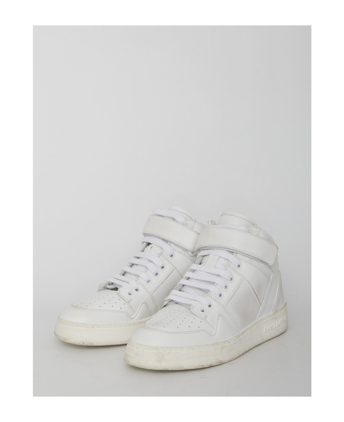 Lax Sneakers In Washed-out Effect Leather - 2