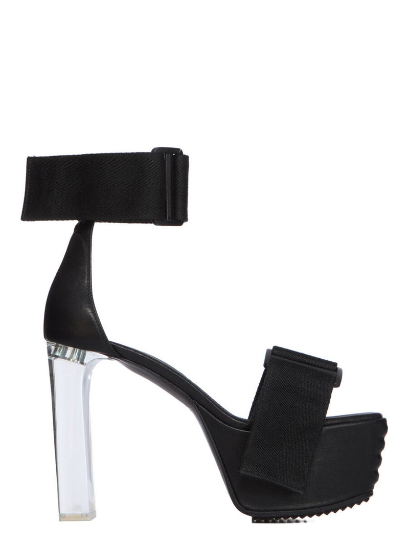 Black Luxor 65 Heeled Sandals 1