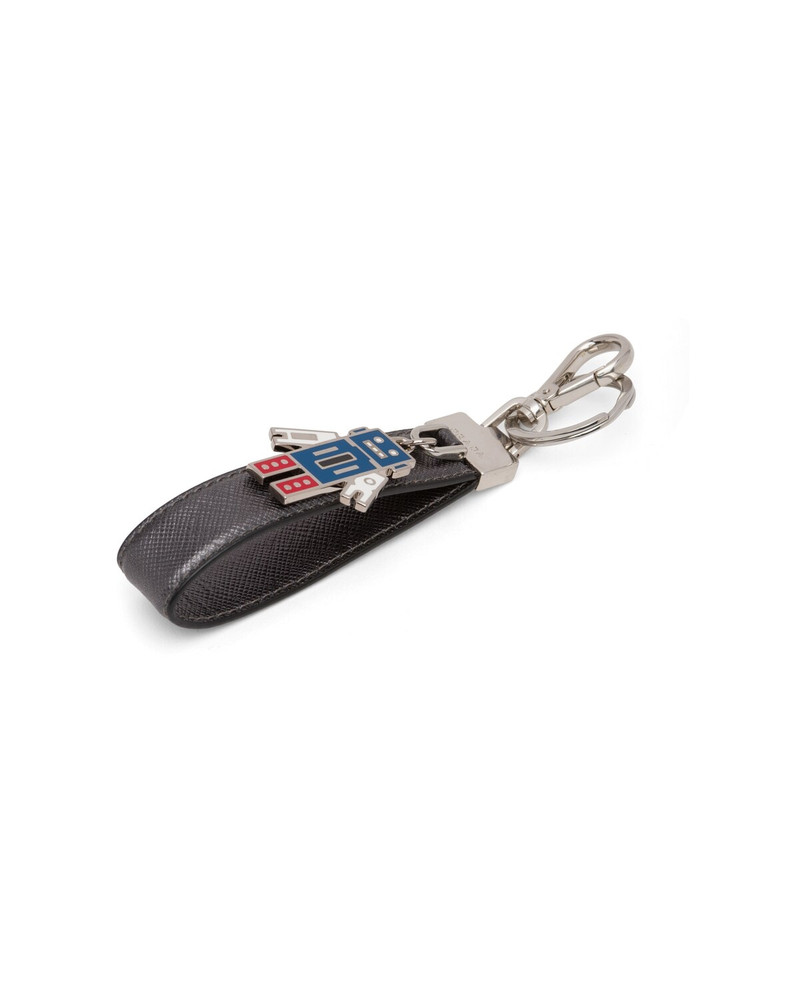 Saffiano Leather Keychain 4