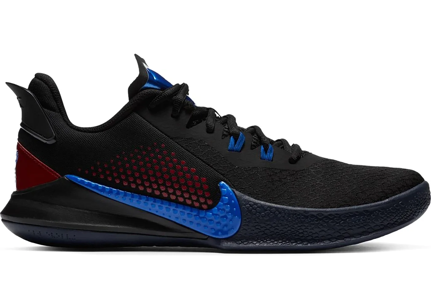Nike Mamba Fury Black Gym Red Racer Blue - 1