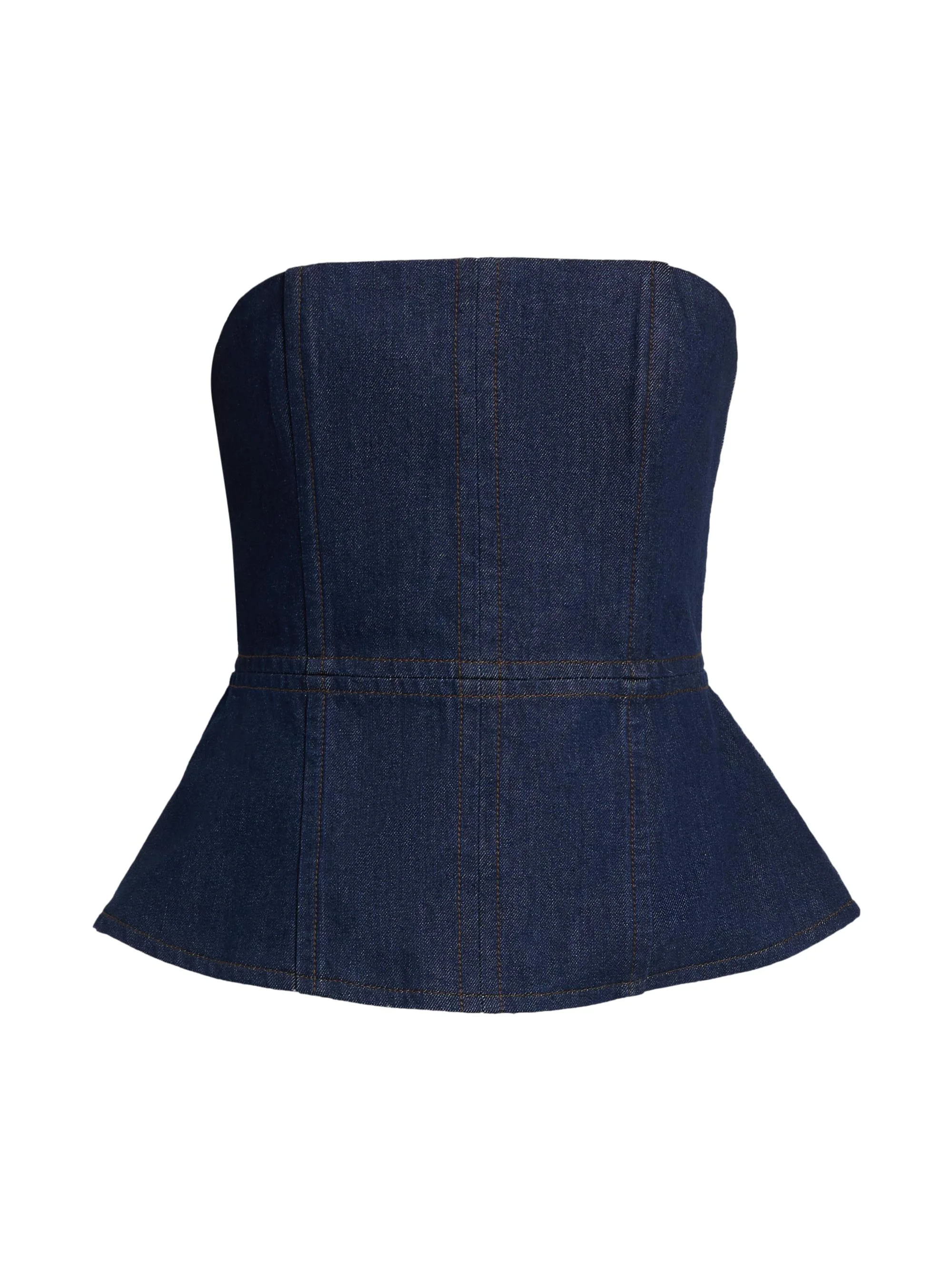 Women's Isabella Denim Strapless Top - Midnight Rinse - 1