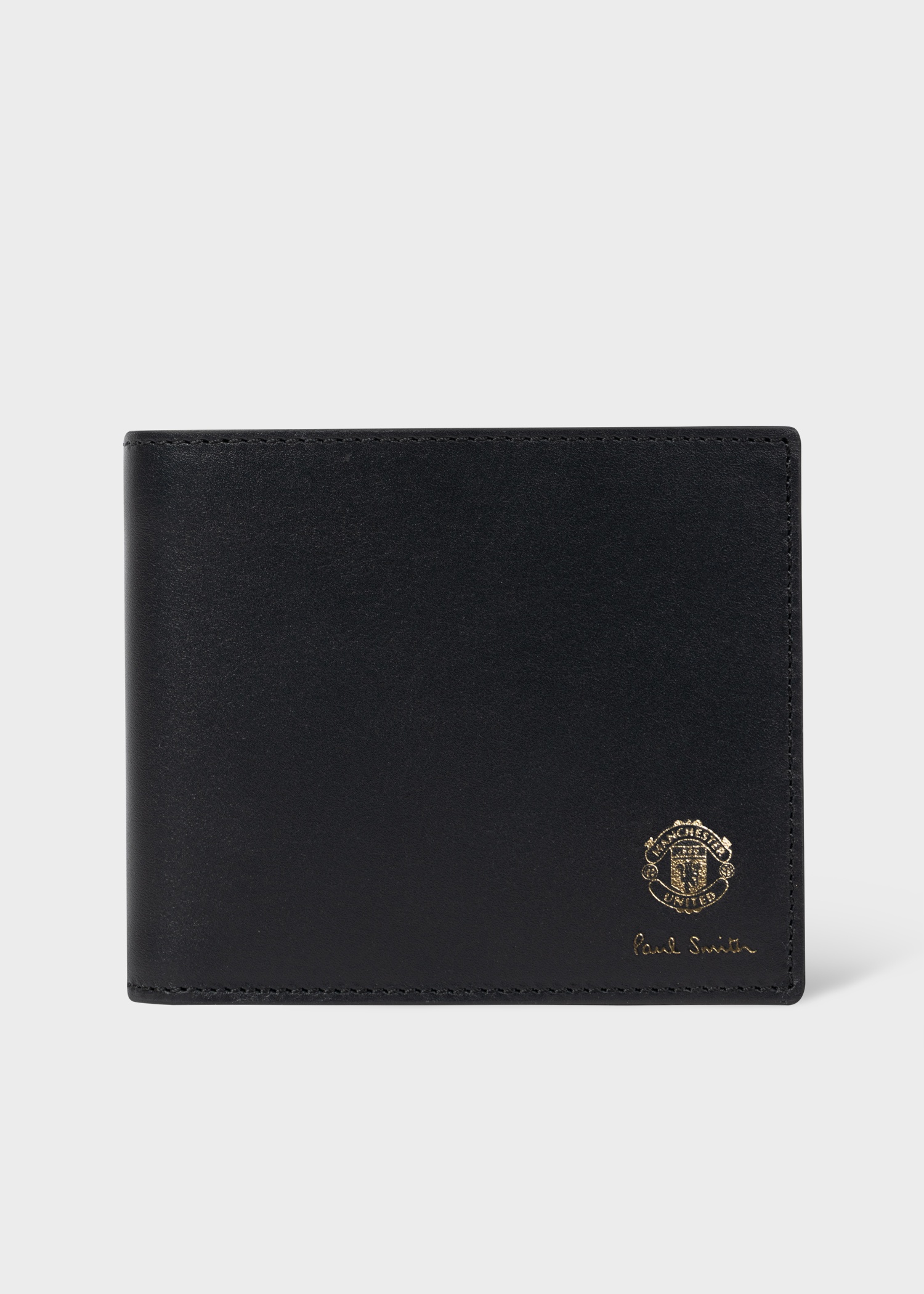 Paul Smith & Manchester United - Black 'Stadium' Billfold Wallet - 1