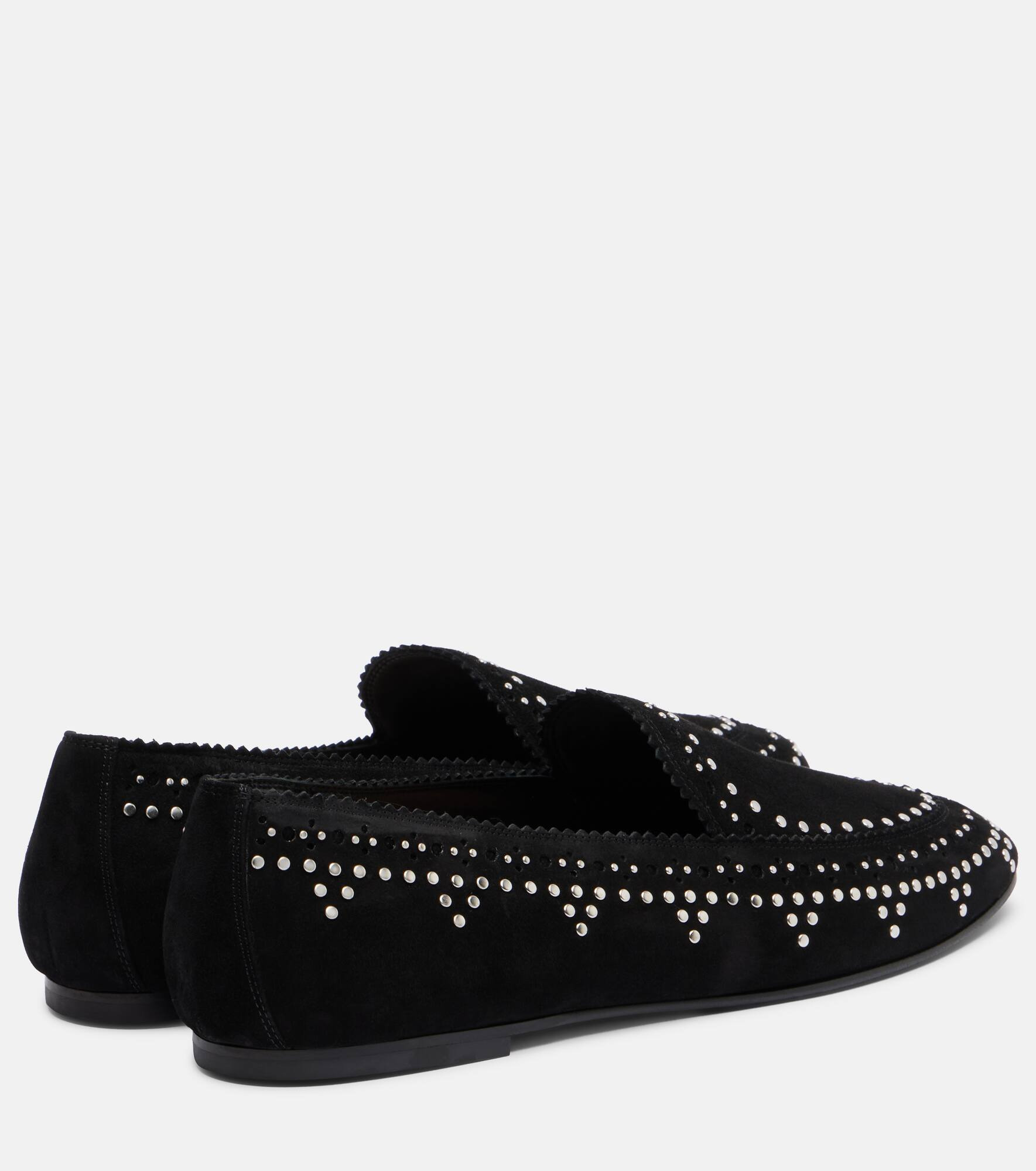 Skye embellished suede loafers - 2