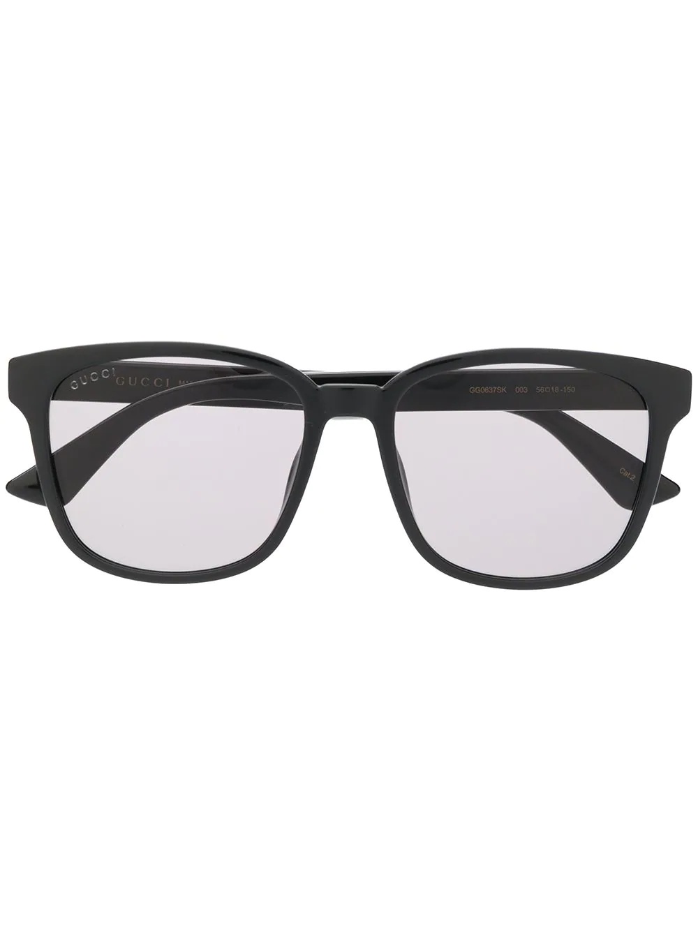 square-frame sunglasses - 1