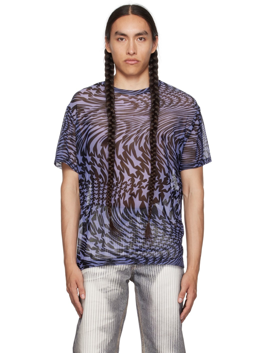 Blue & Black Star T-Shirt - 1