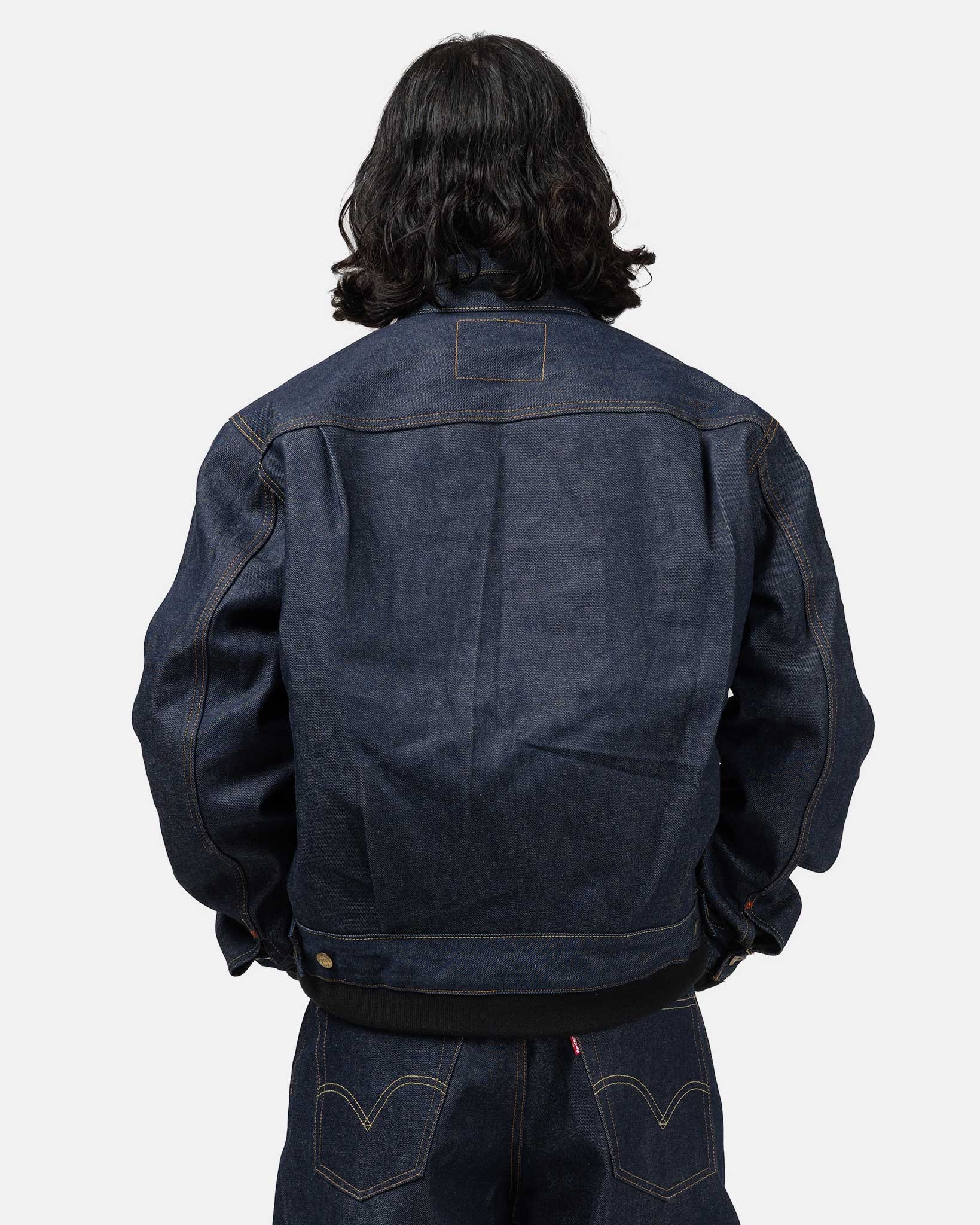 x Levis Denim x Nylon Twill Reversible Indigo x Black - 7