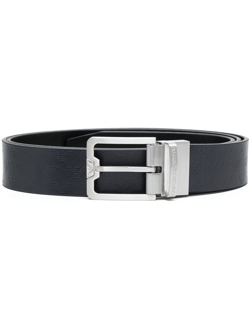 calf-leather buckled belt 1