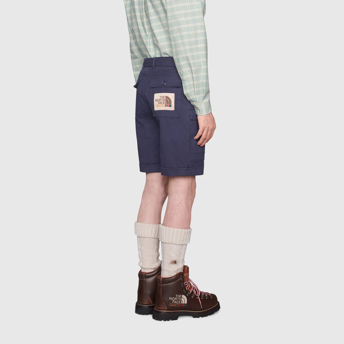 The North Face x Gucci canvas shorts - 4