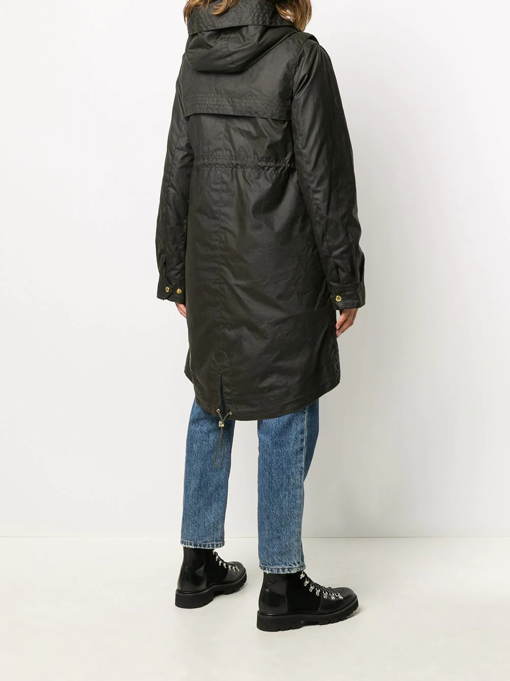 hooded parka coat - 4