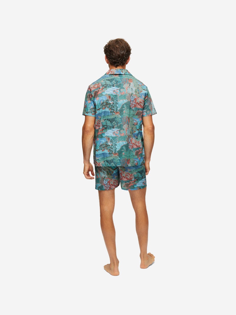 Men's Short Pyjamas Ledbury 59 Cotton Batiste Multi - 4