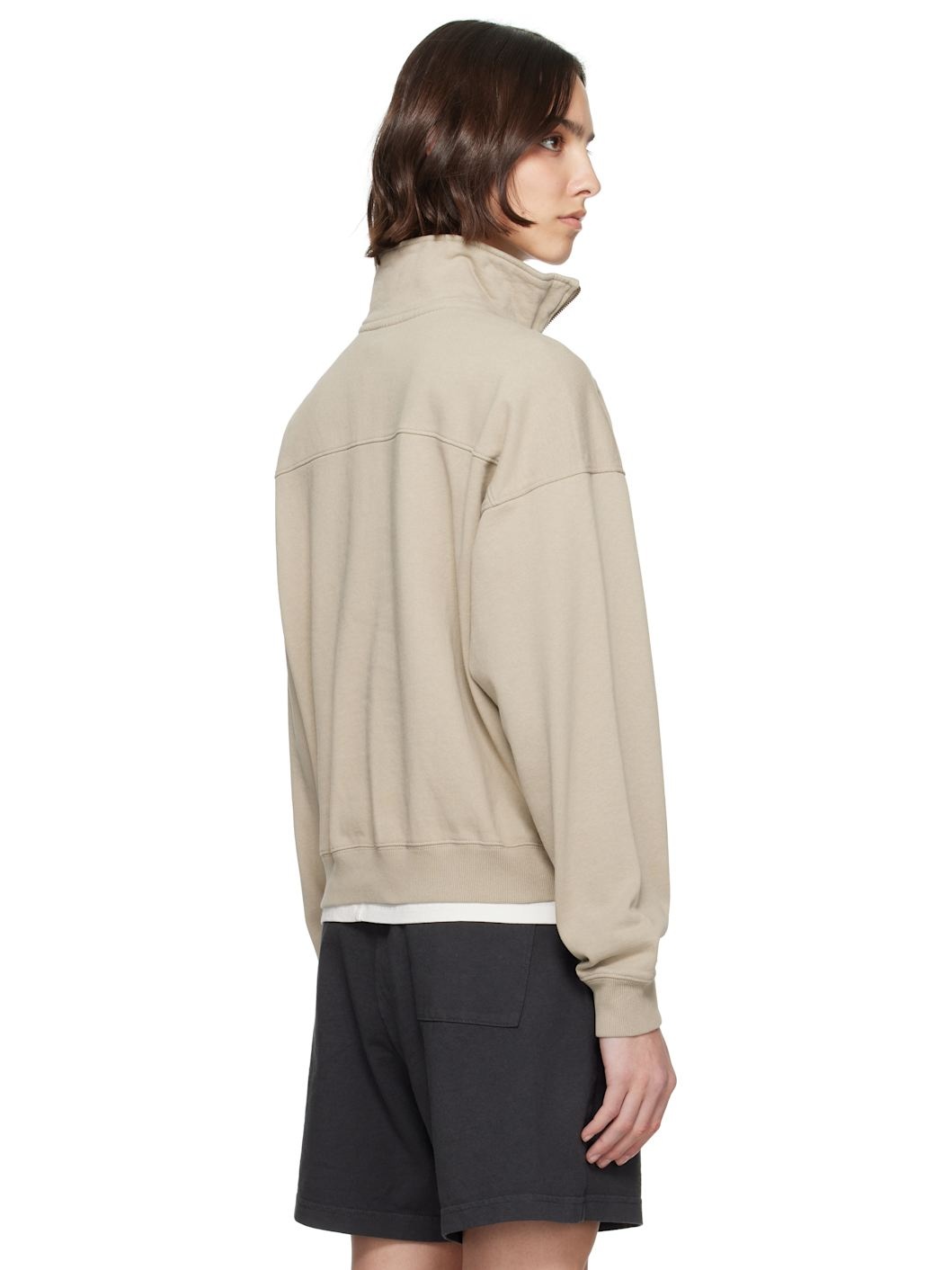 Beige NY 94 Quarter Zip Sweatshirt - 3