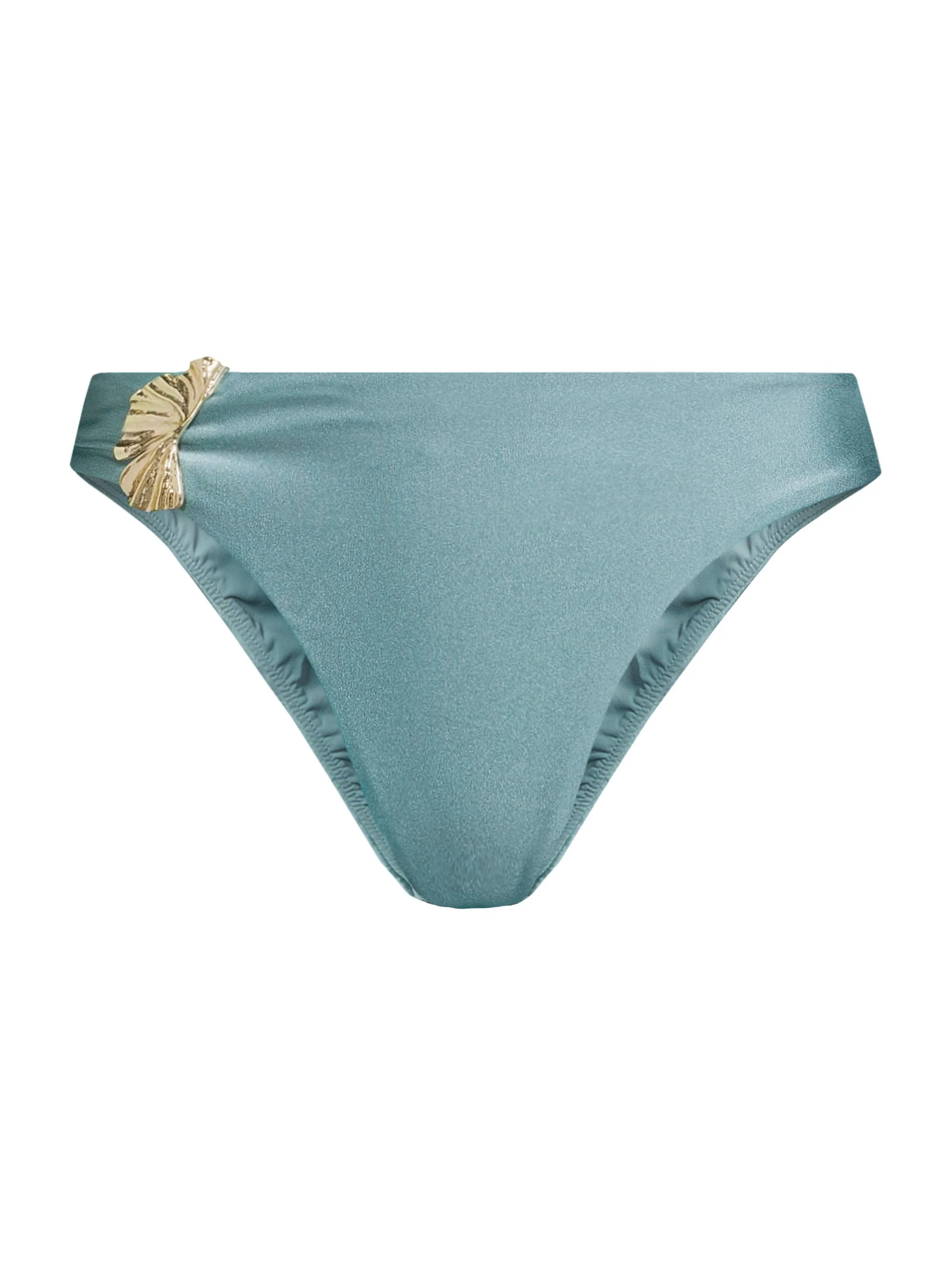 Women's Seashell Petal Bikini Bottom - Blue - 1