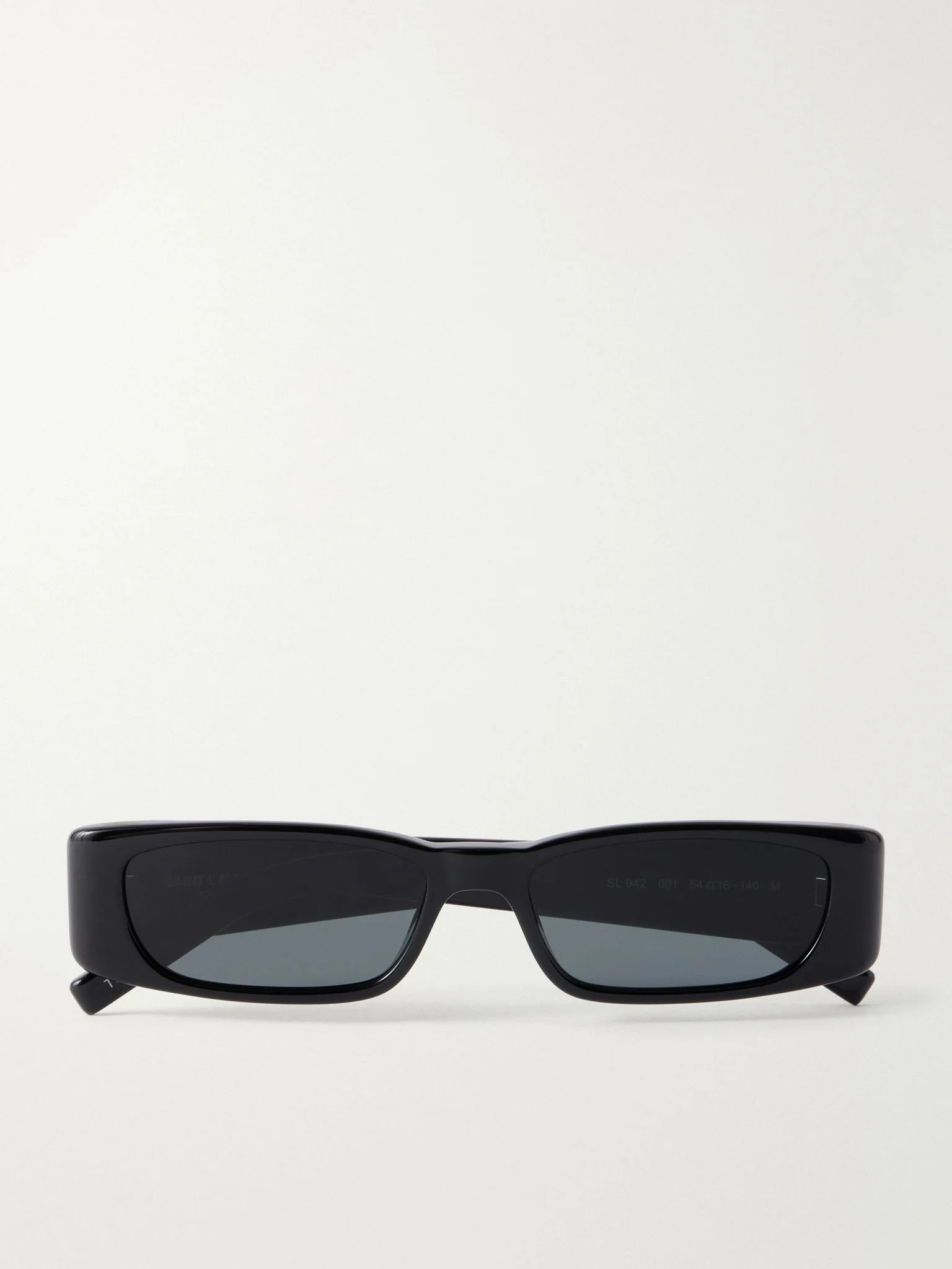 SL 942 Square-Frame Recycled Acetate Sunglasses Black - 1